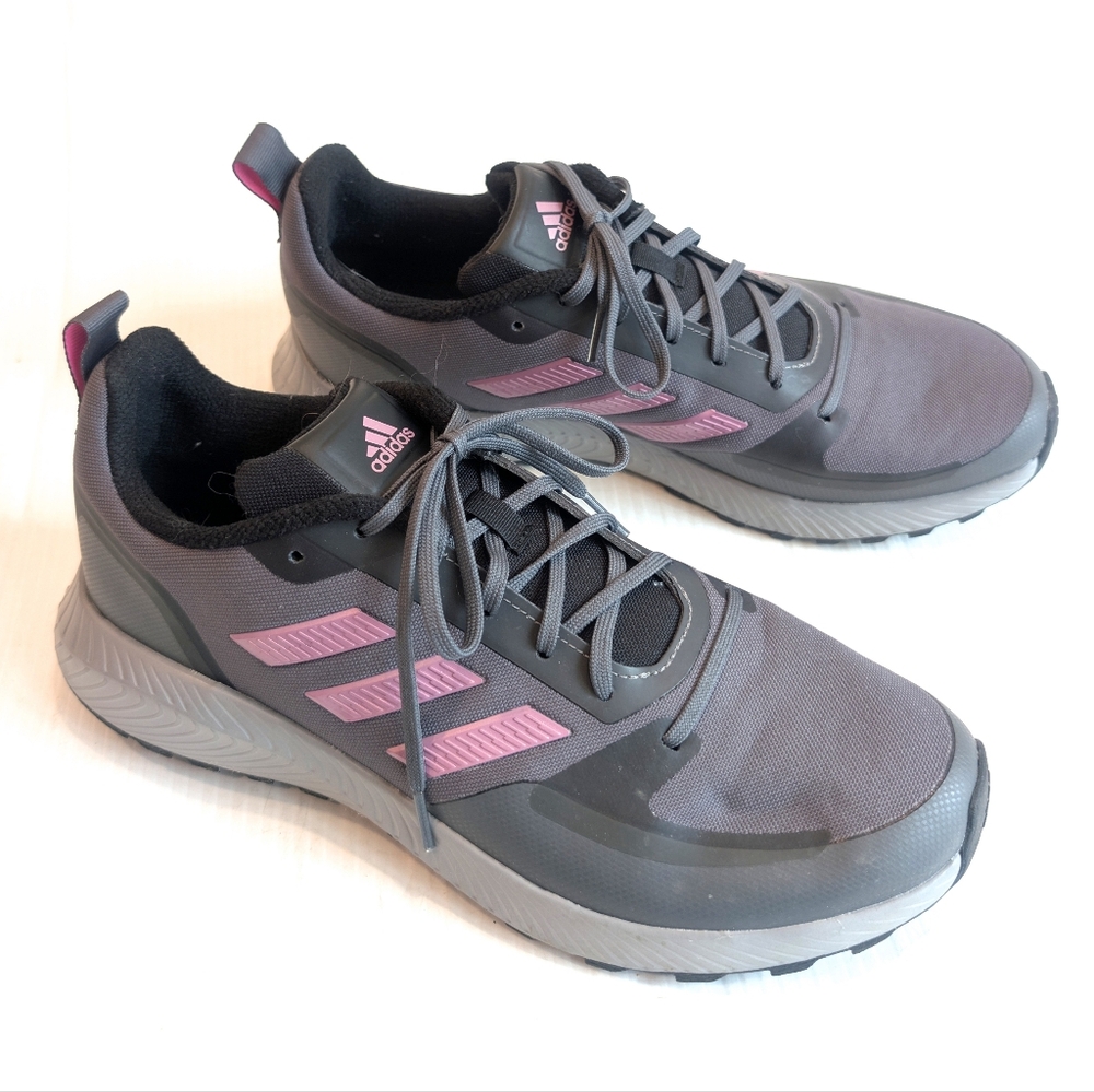 ADIDAS Run Falcon 2.0 Women's Grey Running Trail Shoes Sneakers Size 11